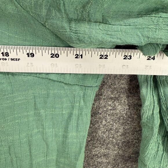 Unbranded Dress Women XXL Mini 3/4 Sleeve Green  V Neck Rayon - Picture 5 of 7